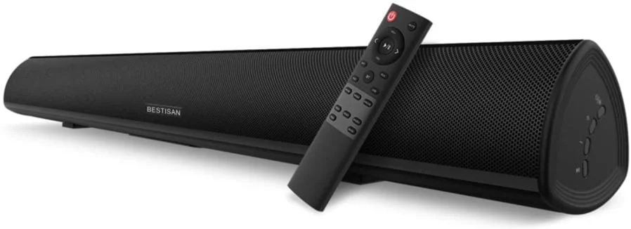 BESTISAN Soundbar Wired and Wireless Bluetooth 5.0 Speaker for TV