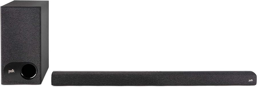 Polk Audio Signa S3 Ultra-Slim TV Sound Bar and Wireless Subwoofer with Built-in Chromecast