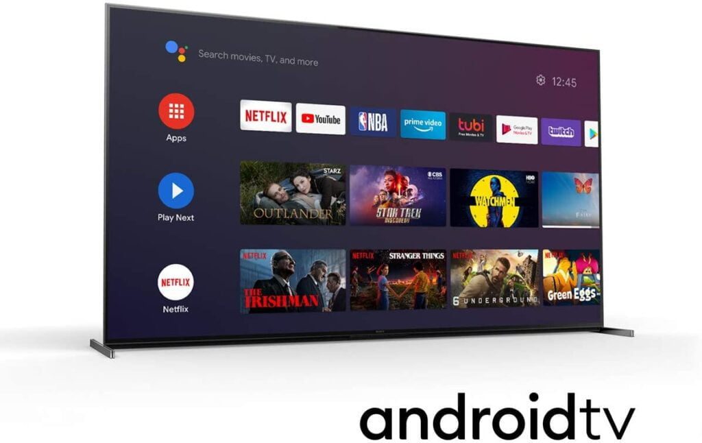 Android Smart TV Sony Bravia Back Side ZH8-75